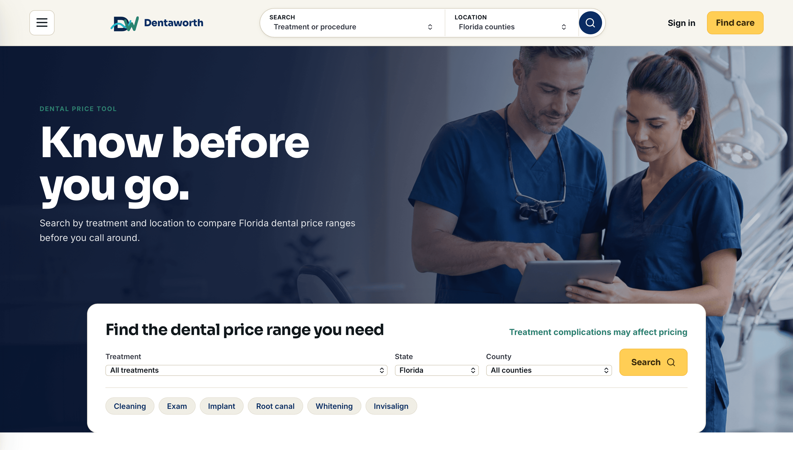 DentaWorth project preview
